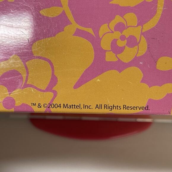 Barbie Handbag Tin Storage Purse by Tin Box Co. 2004 Flower Power Vibe - Picture 7 of 8